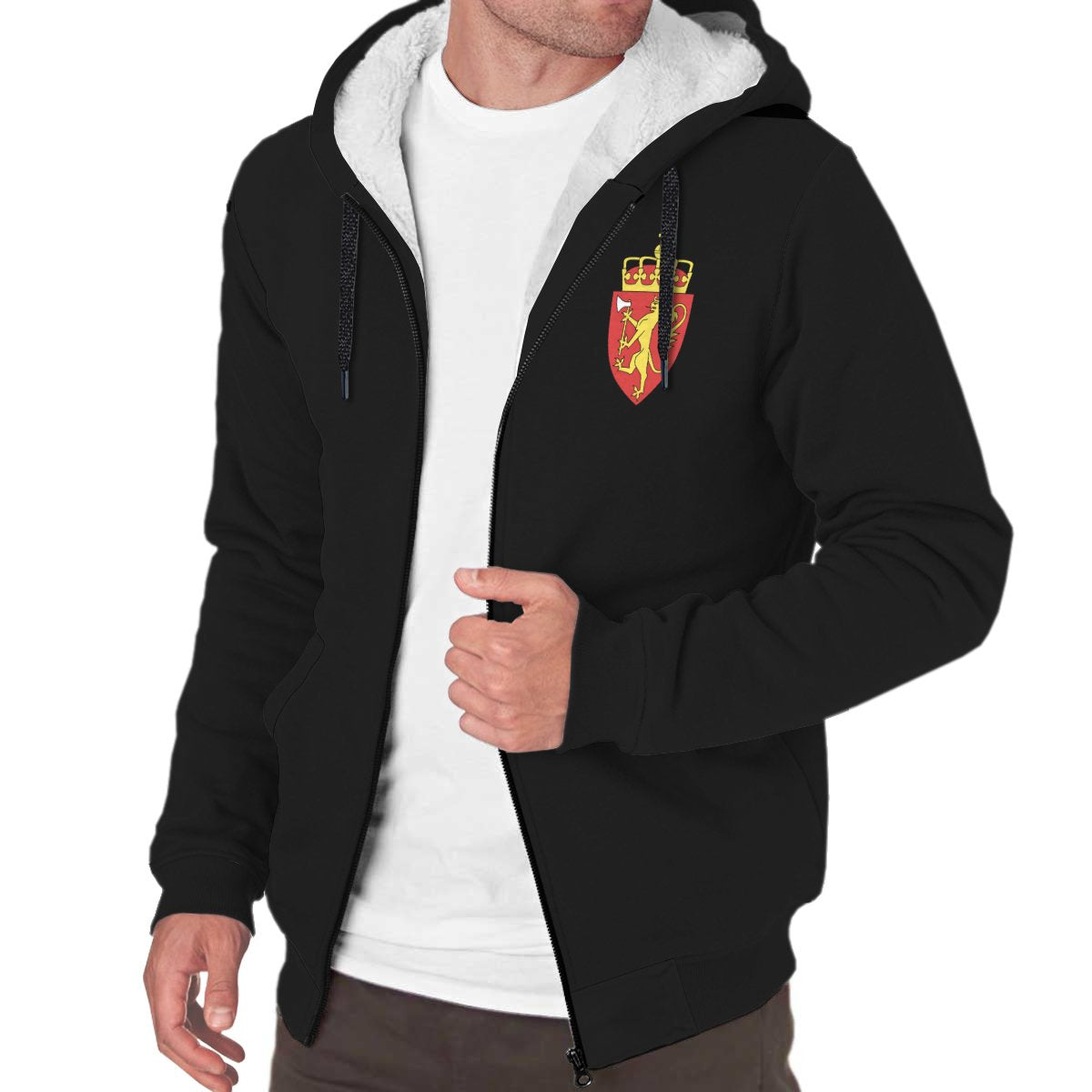 Viking Norway Sherpa Hoodie Women's/Men's RLT12 - Wonder Print Shop