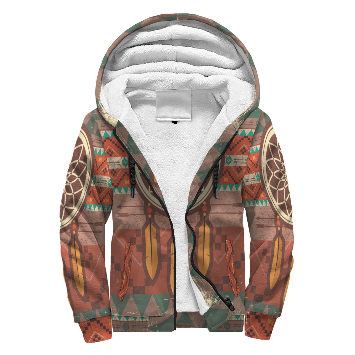 Dreamcatcher Native American Sherpa Hoodie LT10 - Wonder Print Shop