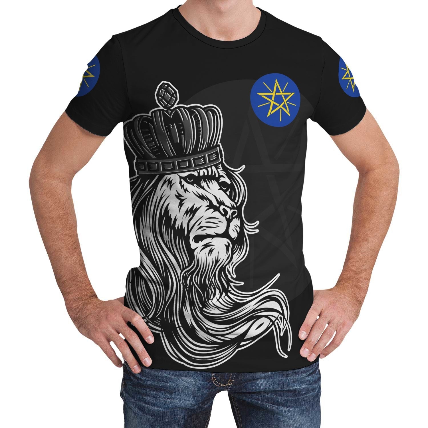 ethiopia-t-shirt-lion-with-crown-womensmens
