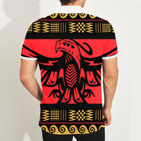 Red Phoenix Native American Polo T Shirt 3D LT10 - Wonder Print Shop