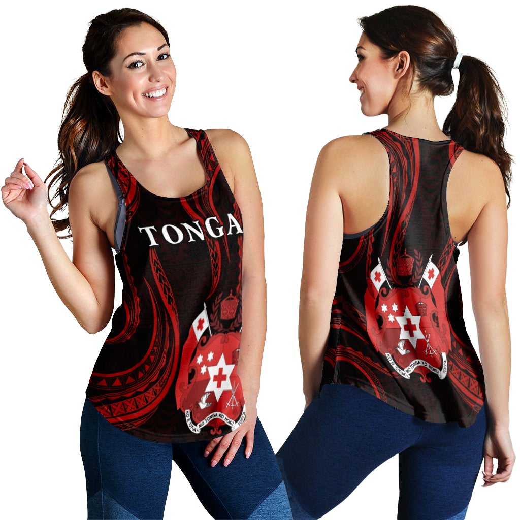 Tonga Pattern Women Racerback Tank Always Proud LT13 - Wonder Print Shop