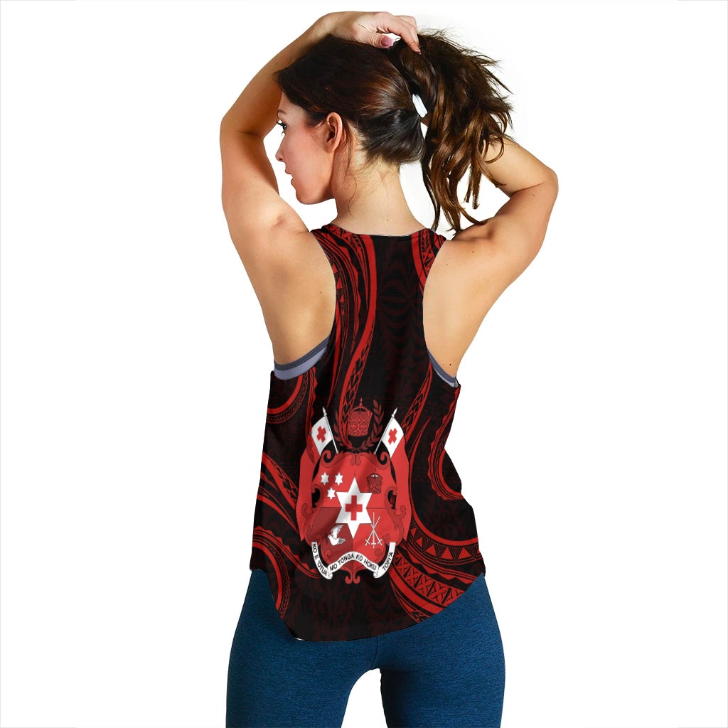Tonga Pattern Women Racerback Tank Always Proud LT13 - Wonder Print Shop