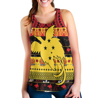 Papua New Guinea Christmas Women Racerback Tank Raggiana Loved LT13 - Wonder Print Shop