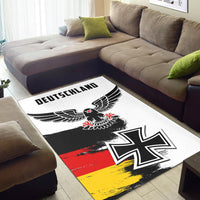Germany Area Rug Grunge Deutschland Flag and Eagle LT13 - Wonder Print Shop