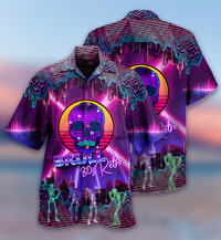 Skull 80s Retro Hawaiian Shirt - Wonder Print Shop