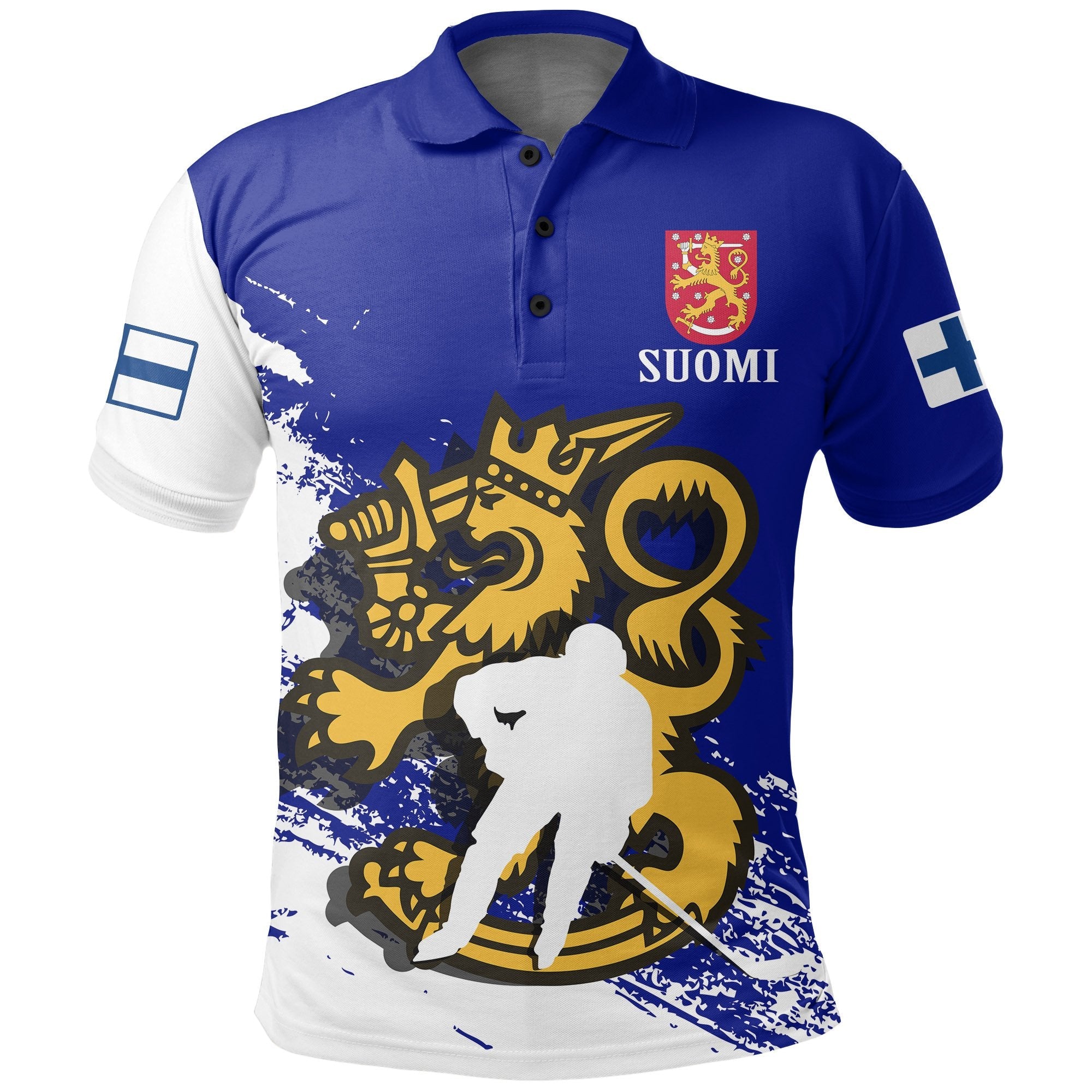 suomi-finland-hockey-polo-shirt