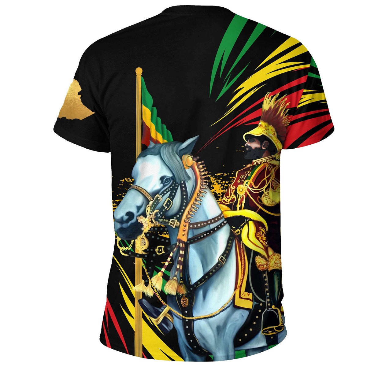 Ethiopia Emperor Haile Selassie T Shirt - Wonder Print Shop