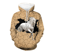 White Horse Native American 3D Hoodie LT10 - Wonder Print Shop