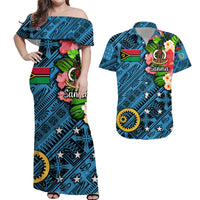 Vanuatu Sanma Matching Hawaiian Outfits For Couples Independence Be Proud LT8 - Wonder Print Shop