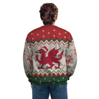 Custom Wales Celtic Sweatshirt Welsh Cymru Nadolig Llawen - Wonder Print Shop