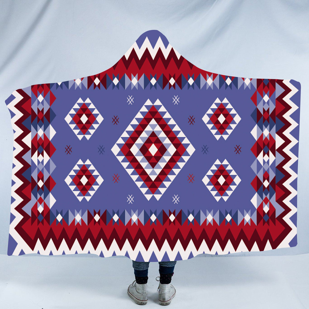 pattern-native-american-design-hooded-blanket