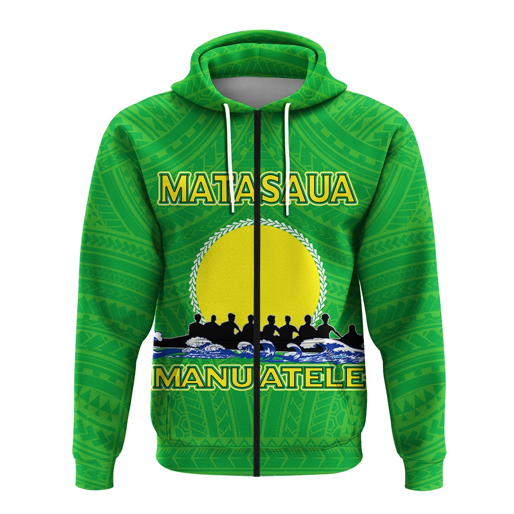 American Samoa Zip Up Hoodie Matasaua Manua Pride LT12 - Wonder Print Shop