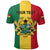 Custom Ghana Flag Polo Shirt ver2 LT20 - Wonder Print Shop