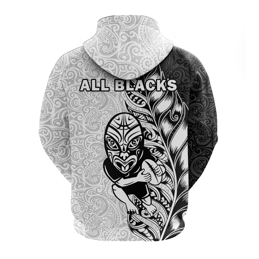 New Zealand Maori All Black Rugby Hoodie LT2 - Wonder Print Shop