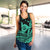 Hawaii Shaka Polynesian Tribal Turquoise Women Tank Top LT12 - Wonder Print Shop