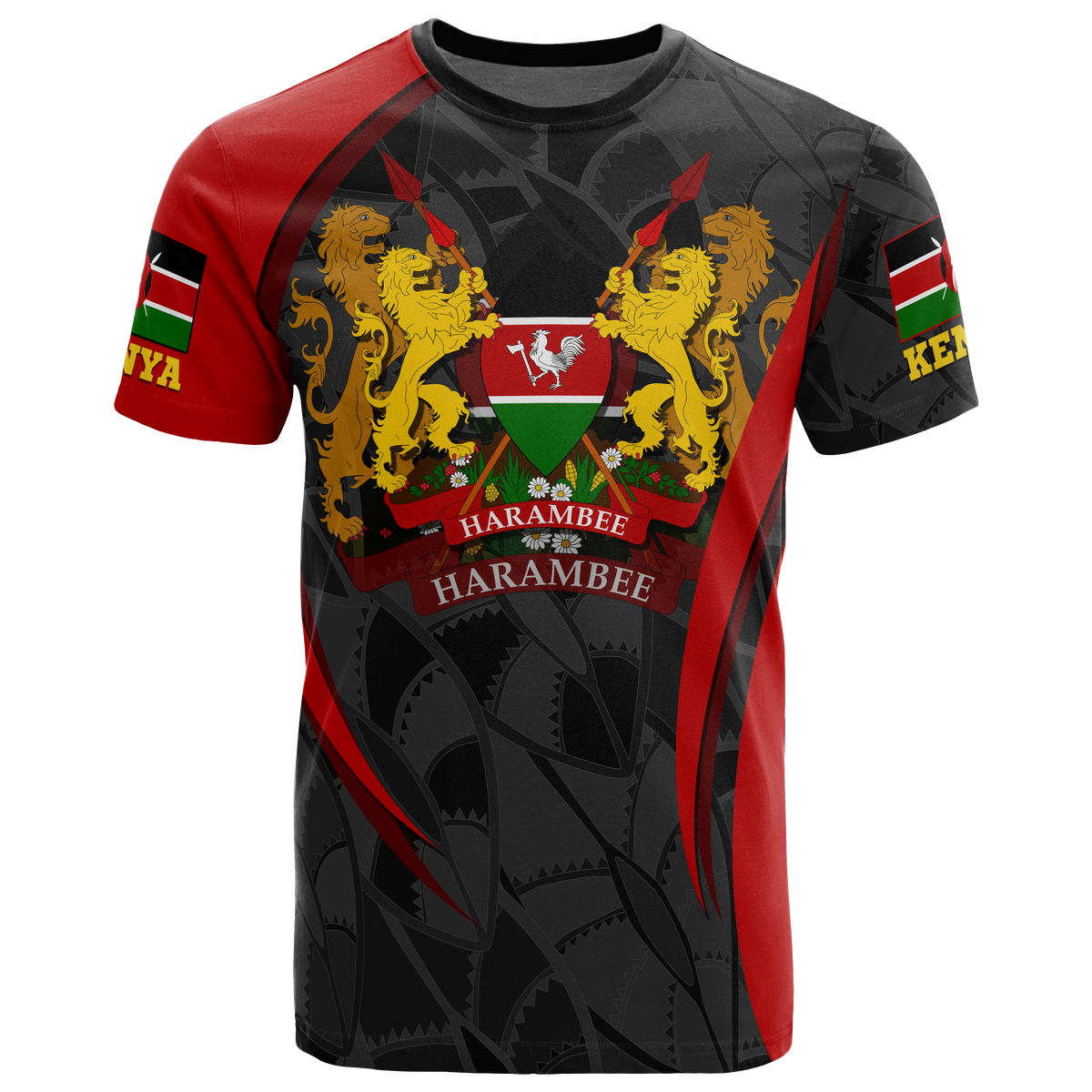 Kenya T Shirt Kenyan Spirit - Wonder Print Shop