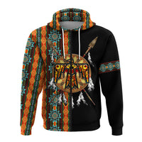 Native American Cherokee Thunderbird Heritage Hoodie LT12 - Wonder Print Shop