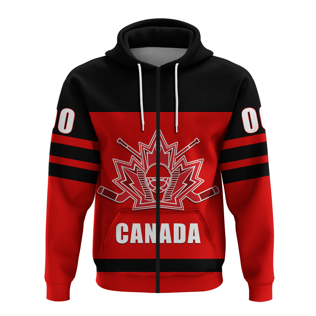 Custom Canada Hockey Team Supporter Fathers Day Hoodie LT12 - Wonder Print Shop