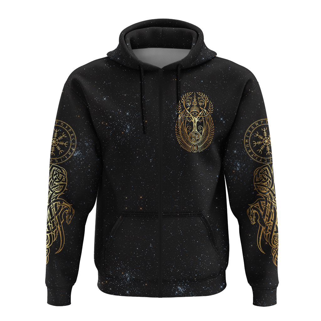 Viking Yggdrasil Tree Of Life Odin Hoodie LT12 - Wonder Print Shop