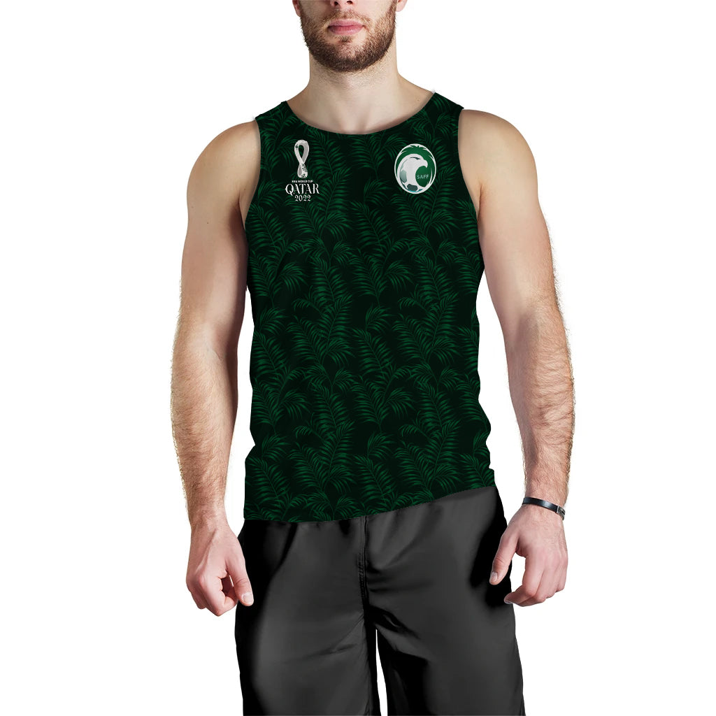(Custom Personalied) Saudi Arabia Football Fifa World Cup 2022 Men's Tank Top - LT2