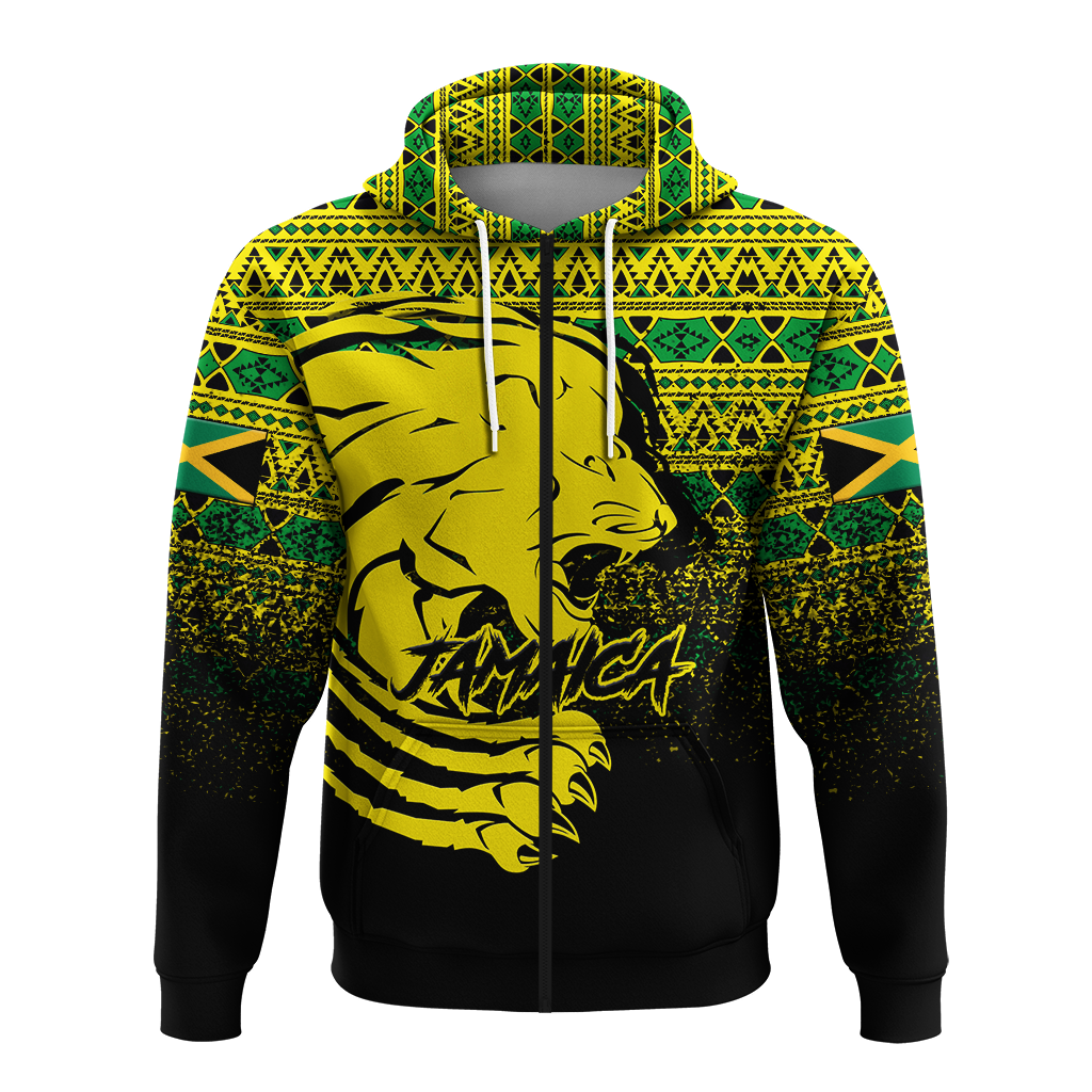 Jamaica Lion Legend Hoodie LT12 - Wonder Print Shop