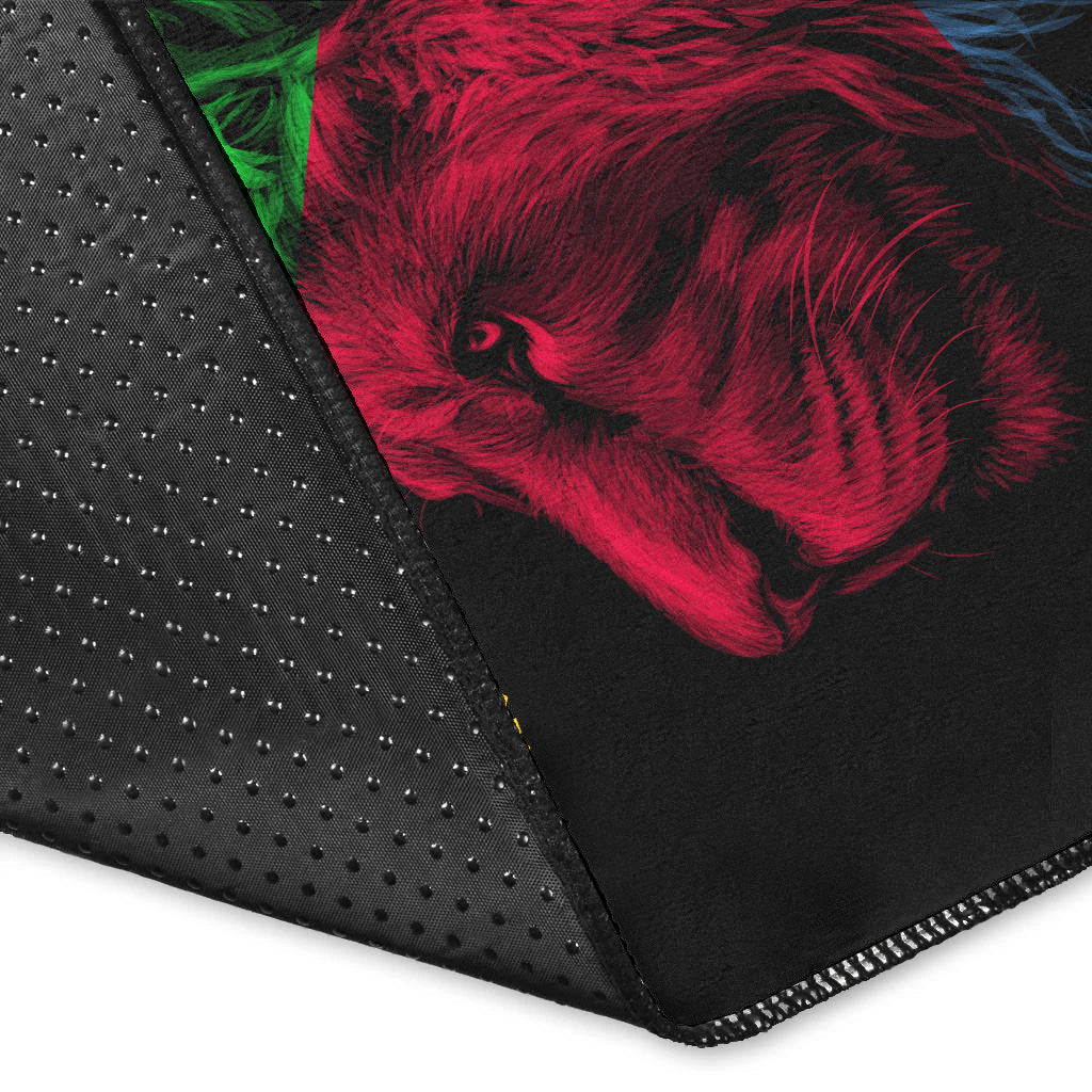 (Custom Personalised) Asmara Eritrean Area Rug Eritrea Lion Proud Olive Symbol LT13 - Wonder Print Shop