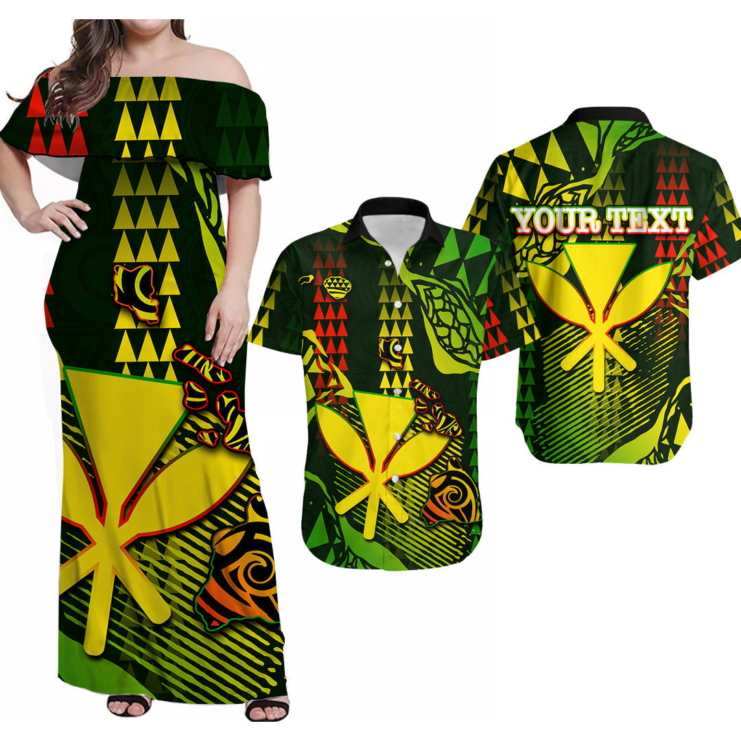 Hawaii Kanaka Map Matching Hawaiian Shirt And Dress Style No.4 LT6 - Wonder Print Shop