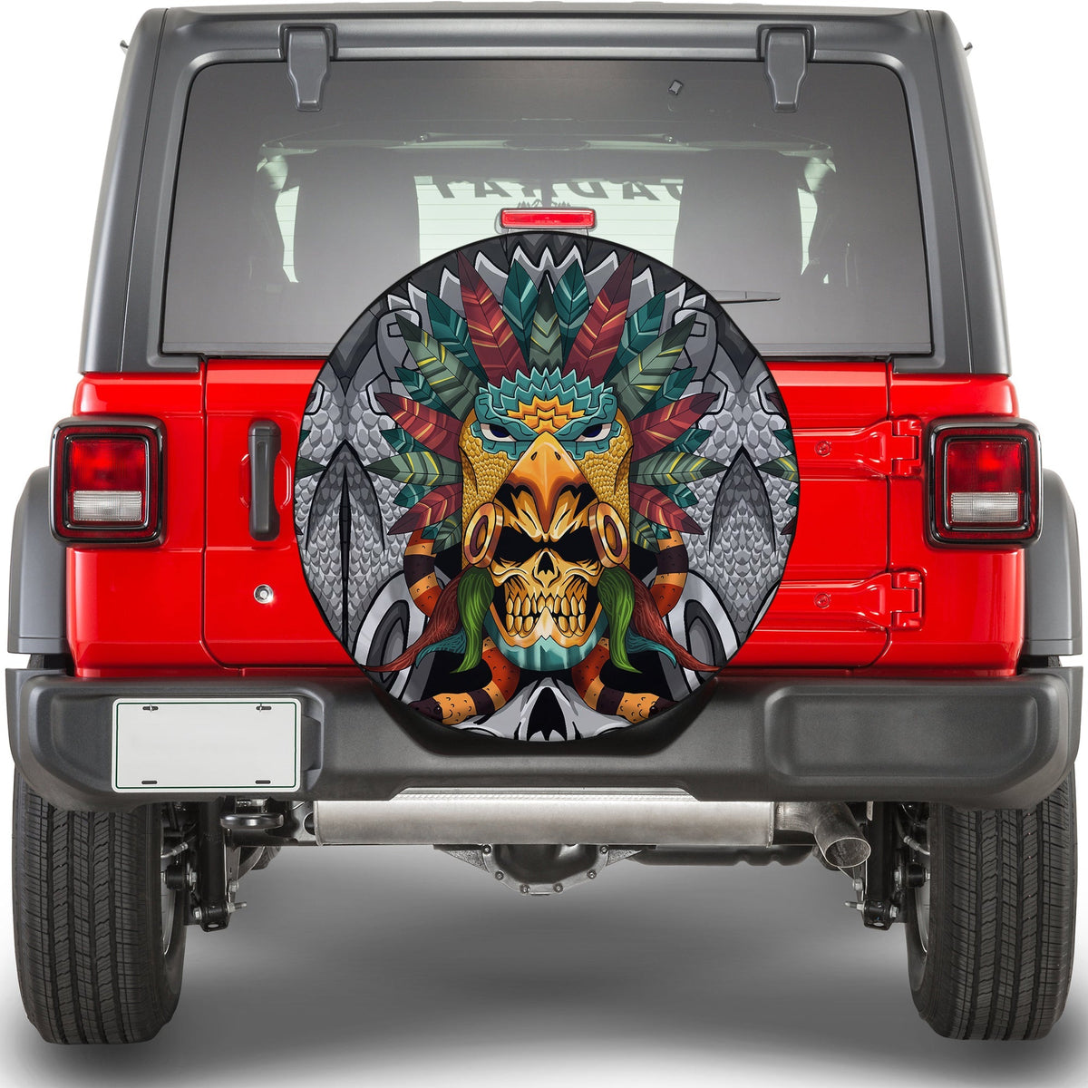 Mexico Spare Tire Cover - Mayan and Aztec Culture for Lovers of the Mayans LT13 - Wonder Print Shop