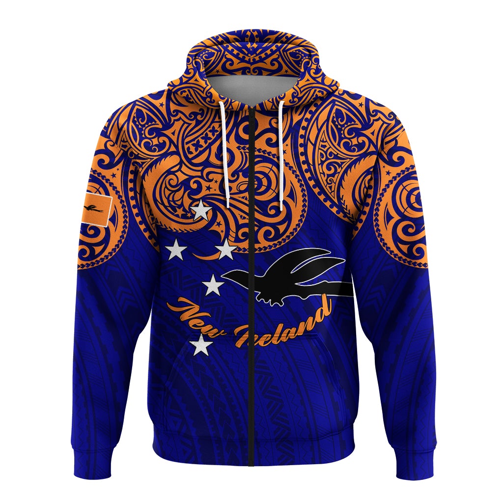 Custom Papua New Guinea New Ireland Pride Zip Hoodie LT12 - Wonder Print Shop