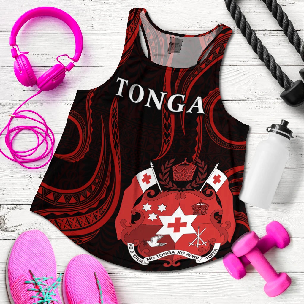 Tonga Pattern Women Racerback Tank Always Proud LT13 - Wonder Print Shop