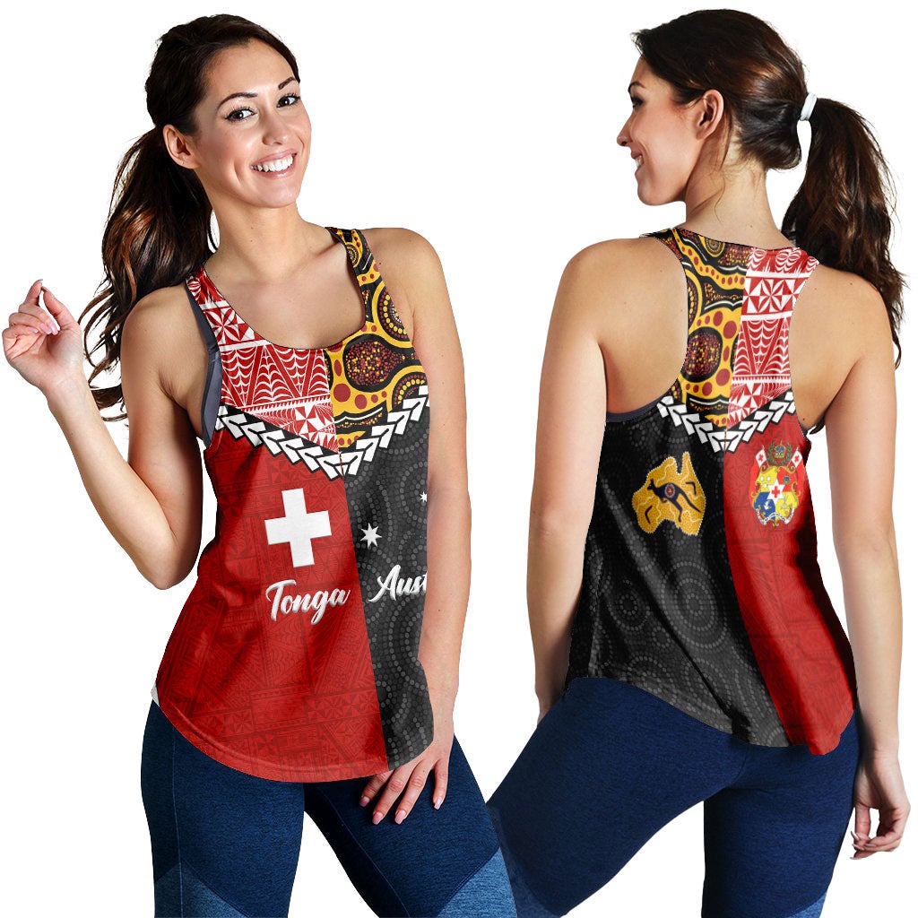 Tonga Combine Australia Aboriginal Heritage Women Tank Top LT12 - Wonder Print Shop