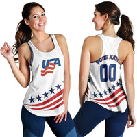 (Custom Personalised) USA Hockey Pride Women Tank Top LT12 - Wonder Print Shop