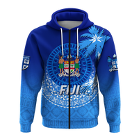 Fiji Tapa Tribal Coconut Tree Hoodie LT12 - Wonder Print Shop
