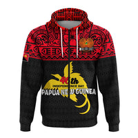Custom Papua New Guinea Independence Day Zip Up Hoodie LT12 - Wonder Print Shop