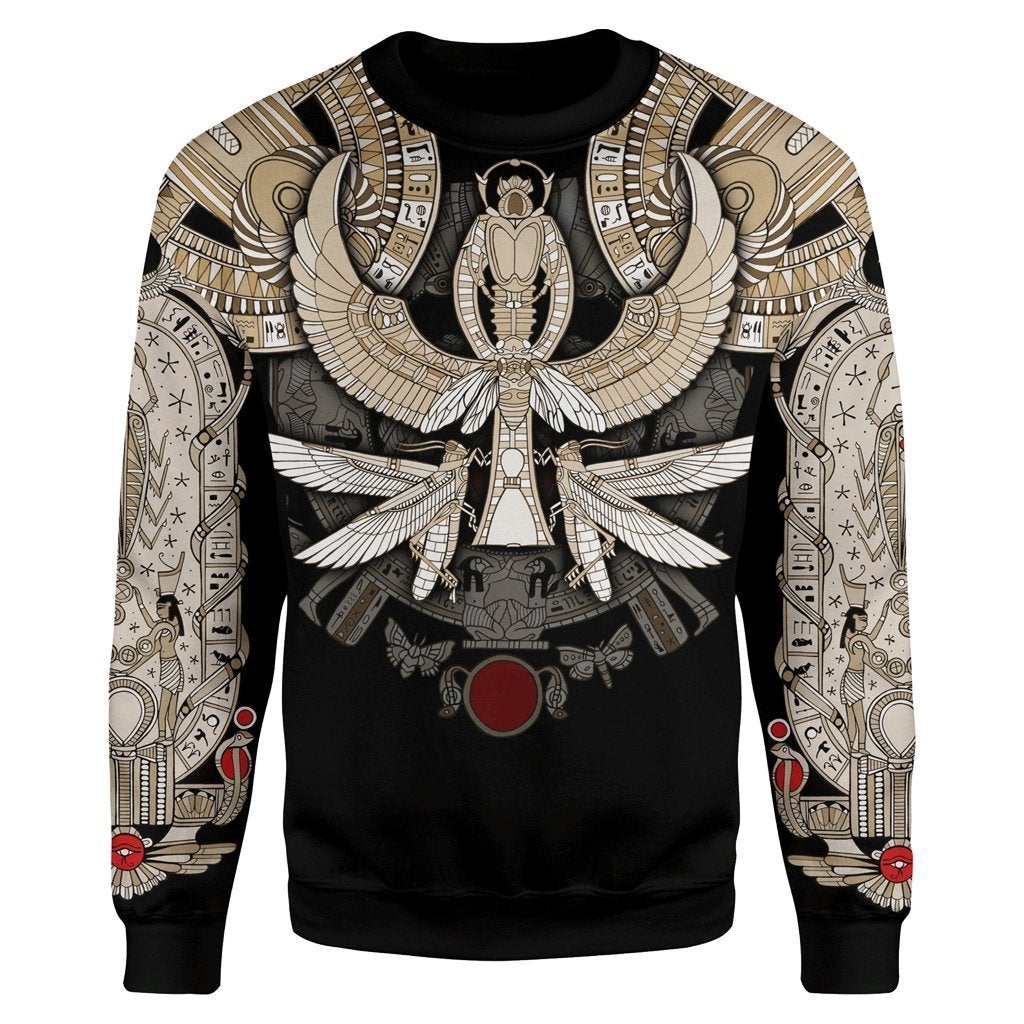 African Sweatshirt - Scarab Jewel Sweatshirt - Wonder Print Shop