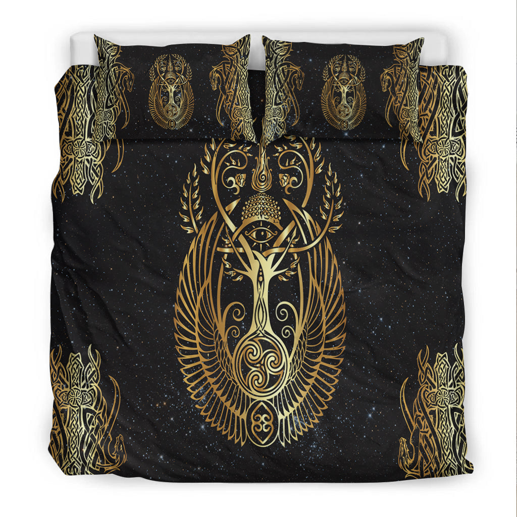 Viking Yggdrasil Tree Of Life Odin Bedding Set LT12 - Wonder Print Shop