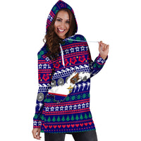 American Samoa Christmas Hoodie Dress - Ugly Christmas LT12 - Wonder Print Shop