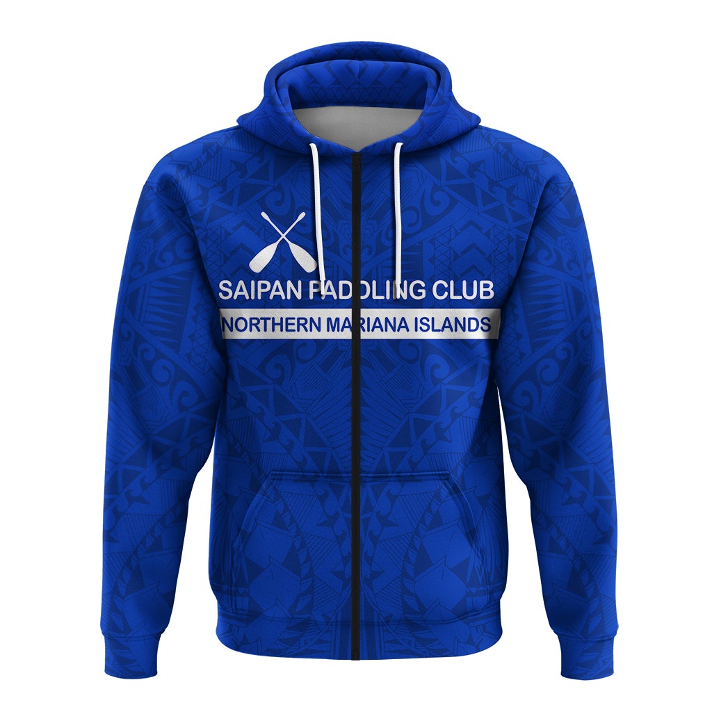 Saipan Paddling Club Spc Northern Mariana Islands Zip Up Hoodie LT12 - Wonder Print Shop
