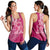 Breast Cancer Pink Ribbon Butterfly Polynesian Pink Version Women Tank Top LT12 - Wonder Print Shop