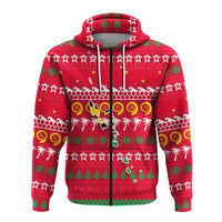 Vanuatu Christmas Zip Hoodie Ugly Christmas LT12 - Wonder Print Shop