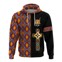 Native American Navajo Cross Heritage Hoodie LT12 - Wonder Print Shop