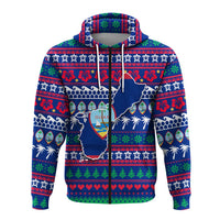 Guam Christmas Zip Hoodie Ugly Christmas LT12 - Wonder Print Shop