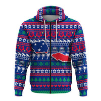 Samoa Christmas Zip Hoodie Ugly Christmas LT12 - Wonder Print Shop