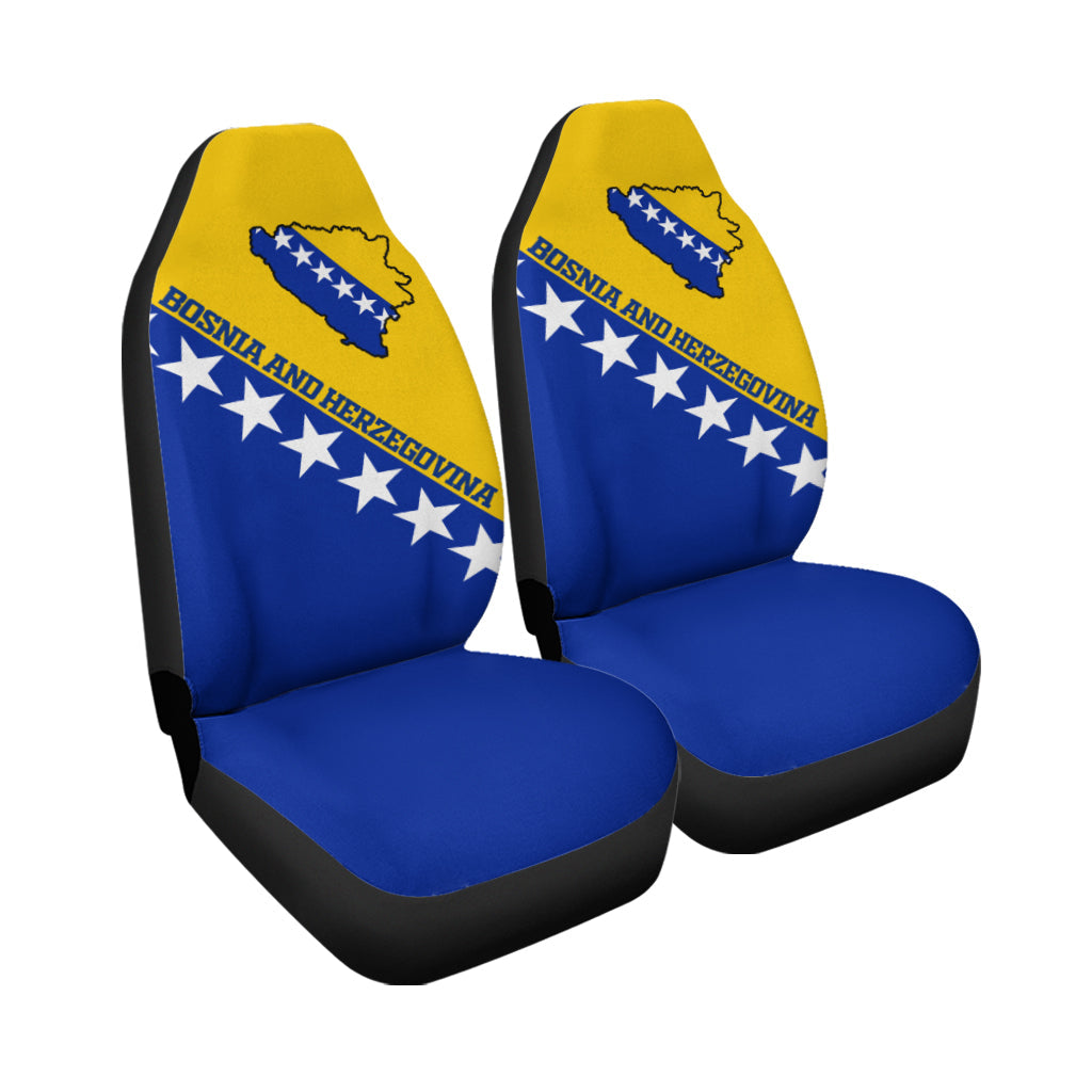 Bosnia and Herzegovina Pride Car Seat Covers LT12 - Wonder Print Shop