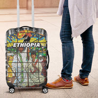 African Ethiopia Orthodox Luggage Cover - The Total Liberation Of Africa LT20 - Wonder Print Shop