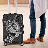 Polynesian Shark Tattoo Hawaii Tribal Luggage Covers LT12 - Wonder Print Shop