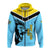 Custom Saint Lucia Kings Pride Zip Hoodie LT12 - Wonder Print Shop
