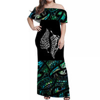 new-zealand-maori-off-shoulder-long-dress-aotearoa-mix-silver-fern-paua-shell-ver02