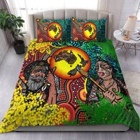 Australia Aboriginal Kangaroo Combine New Zealand Maori Kiwi Bird Bedding Set LT2 - Wonder Print Shop