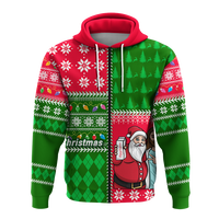 Santa With Jesus Christmas 2022 Ugly Style Hoodie - LT12 - Wonder Print Shop